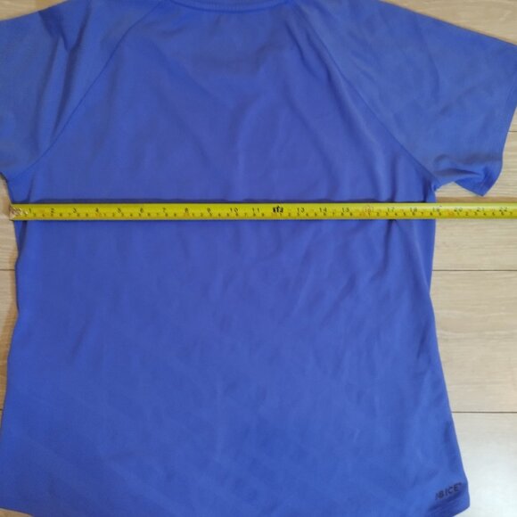 New Balance Running T-Shirt Women's - Size L - ICEx, Lightweight, Blue - Picture 7 of 9